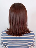 アイティー バイ アルバム 中野店(IT by ALBUM)&nbsp;ピンクブラウン_カーキグレージュフェザーバング_ba347661