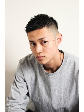 レンゲン(LENGEN) メンズかき上げニュアンスマッシュサイドパート韓国マッシュ