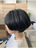 ツーブロックショート