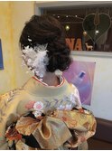 振袖、ヘアアレンジ