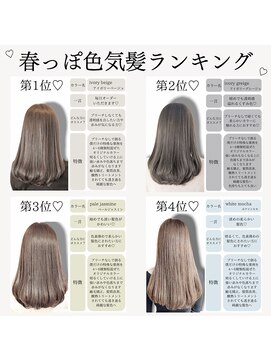 ロンド ルージュ 銀座店(Lond rouge) ブリーチなしのオリジナルカラー