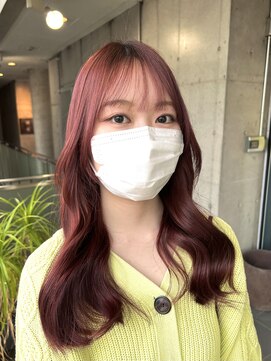 ガルボヘアー 名古屋栄店(garbo hair) #ピンクブラウン#ピンクカラー#韓国風#10代#20代#名古屋