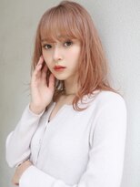 ブゾン(buZon)&nbsp;【buZonブゾン】コーラルピンク×ニュアンスパーマ