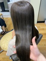 カームバイリコ 学芸大学(calm by liko) 前髪/マチルダボブ/ピンクベージュ/インナーグレージュ/学芸大学