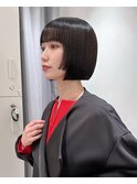 【高橋弥生】ボブ　ワイドバング　フェイスレイヤー