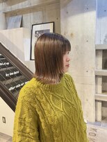 ココモ(KOKOMO) 【三野隼澄】ボブウルフ×ベージュ