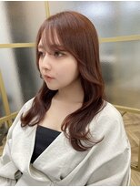 トッカ 三ノ宮店(tocca)&nbsp;くびれヘアー/オレンジブラウン