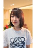 ツヤ髪　ボブ