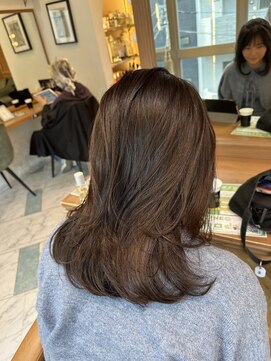 ロンド パルティール 大宮(Lond partir) ショコラブラウンカラー×レイヤースタイル