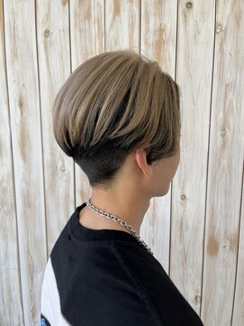 ルシードスタイルオルガ(LUCIDO STYLE Orga) 王道メンズショート☆アンブレラカラーセンターパート