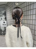 つやっと大きめタイトシニヨン♪
