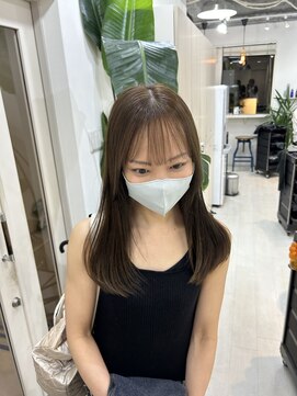 アイズ 横浜(IS) 【JUNKI指名】オリーブベージュ/横浜/髪質改善