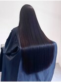 圧倒的艶髪ストレート縮毛矯正髪質改善/堀江
