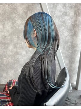 ヌル 表参道本店(Null) スライシングカラー/デザインカラー/ブリーチカラー/表参道/原宿