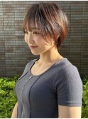 小顔カット30代40代50代大人可愛いショートボブ