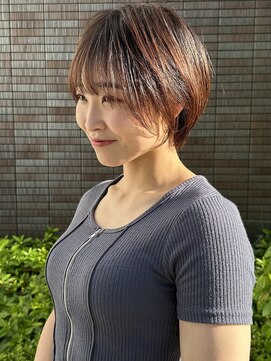 ビューエヒメ(VIEW EHIME) 小顔カット30代40代50代大人可愛いショートボブ