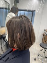 【Lomalia青山】極細ハイライトで赤味消し/グレージュカラー