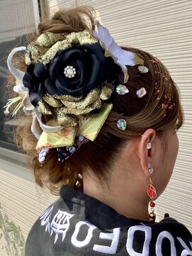 サンゴ美容室 でこって可愛い★ヘアセット