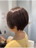 ラベンダーカラー×ショート
