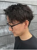メンズマッシュシャドウパーマスパイラルパーマニュアンスパーマ