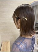【外はねボブ】 金山/名古屋/ヘアアレンジ