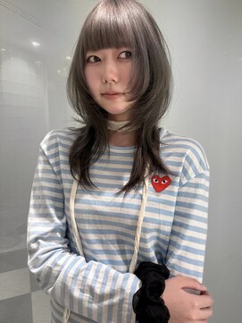 ラパンセヴェール(LA PENSEE VERT) グレージュ×ハッシュカット