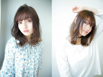 スペースアール(space R)の写真/ダメージレスにこだわった薬剤使用♪傷みを感じさせない“ゆるふわウェーブ”で可愛く×扱いやすく☆