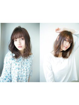 ダメージレスにこだわった薬剤使用♪傷みを感じさせない“ゆるふわウェーブ”で可愛く×扱いやすく☆