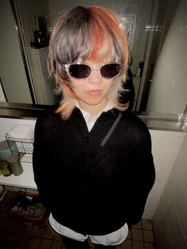 ハビット (habitt) デザインカラー/ウルフカット/ケアブリーチ