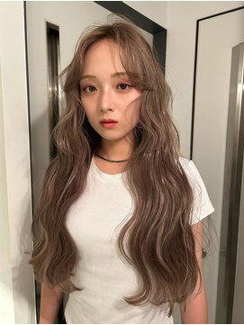 ネスト(NEST) ゆる巻ウェーブ/ベージュ/透明感ベージュ