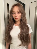 ネスト(NEST) ゆる巻ウェーブ/ベージュ/透明感ベージュ