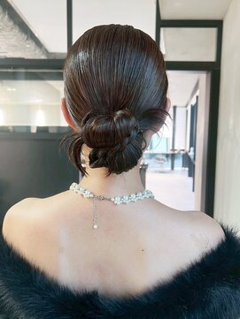 アイティーバイアルバム 藤沢店(IT by ALBUM) おくれ毛ダークアッシュロング韓国ヘア_ba579001