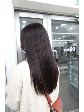 ディジョン 自由ヶ丘(Dijon) 韓国顔まわりレイヤーカットグレージュオリーブベージュブラウン