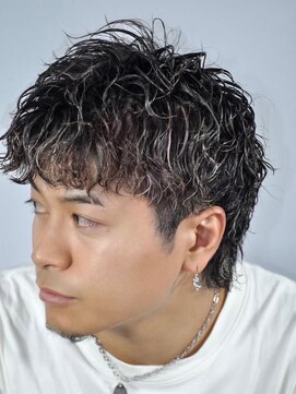 ヒロギンザ 栄店(HIRO GINZA) ツイストスパイラルパーマ×メッシュ