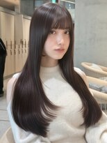 ロンド シャルム 吉祥寺(Lond charme)&nbsp;レイヤーカット/グレージュブラウン/韓国巻き/顔周りカット