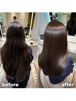 アース 渋谷店(HAIR&MAKE EARTH)&nbsp;縮毛矯正で叶える圧倒的艶ロング