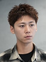 バイフィフス 原宿/表参道(by fifth)&nbsp;緩めニュアンスパーマフェザーパーマメンズセンターパートウルフ