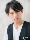20代30代センターパート社会人ツーブロック黒髪マッシュa1南越谷