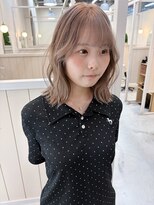 シダ(sida)&nbsp;ブリーチ2回～「ミルクティベージュ」