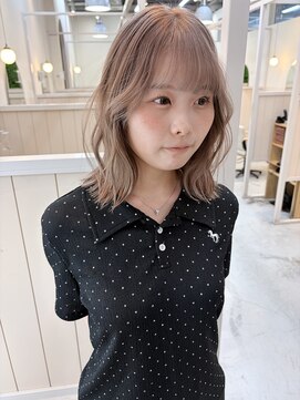 シダ(sida) ブリーチ2回~「ミルクティベージュ」