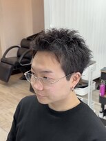 アイヴィー 池袋(IVY)&nbsp;骨格に合わせるくせ毛スパイキーショート[池袋/メンズサロン]