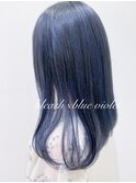 肌に馴染むブルーヘア【RIE】
