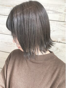 ベルクープス 天王寺店(Belle Coupes) 【ベルクープス天王寺】KAYANO切りっぱなしボブベージュ