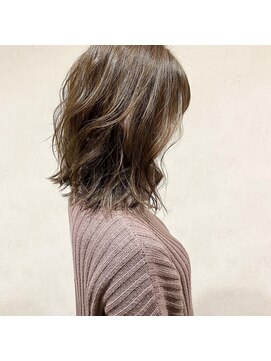 ライフ ウィズ ヘア(LIFE with HAIR) ラフ巻きホワイトグレージュ