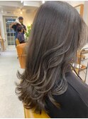 ゆるふわセミロング