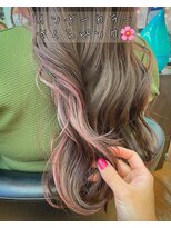 フレンズ 環状通東店(friend's) ピンクアッシュ インナーカラー