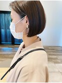 内巻きボブスタイル