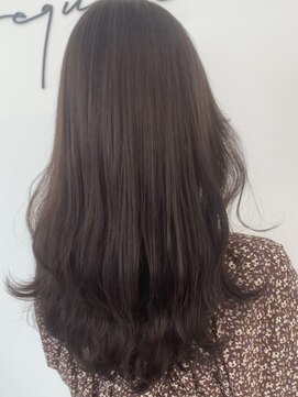 イコール 銀座(equal) カール/ベビーバング/艶ボルドー/プレミアムカラー[髪質改善]