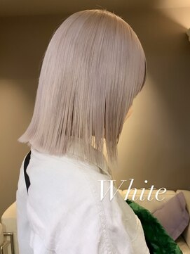 ベレーザ 渋谷(BELEZA) ba1151ハイトーンカラーバレイヤレージュホワイトミルクティー