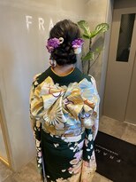 フレーム なんば店(FRAME) ▽振袖ヘアセット